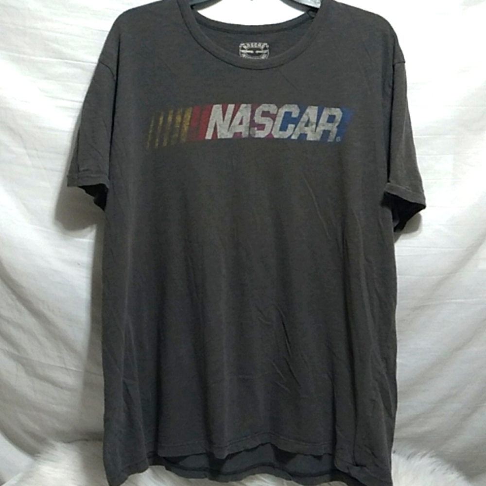 (D-11) SALE! Nascar International Lucky Brand Vtg Style Tee Made In Guatemala